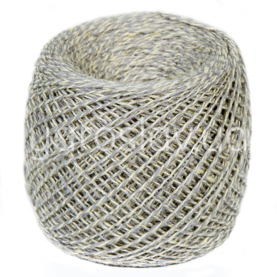 Przędza z wełny merynosowej 10/2 №109 melanżowy szary 100g/500m TM Jarosław